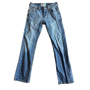 Ariat M7 Women's Sz 28x32 Slim Fit Straight Leg Jeans Light Wash Denim